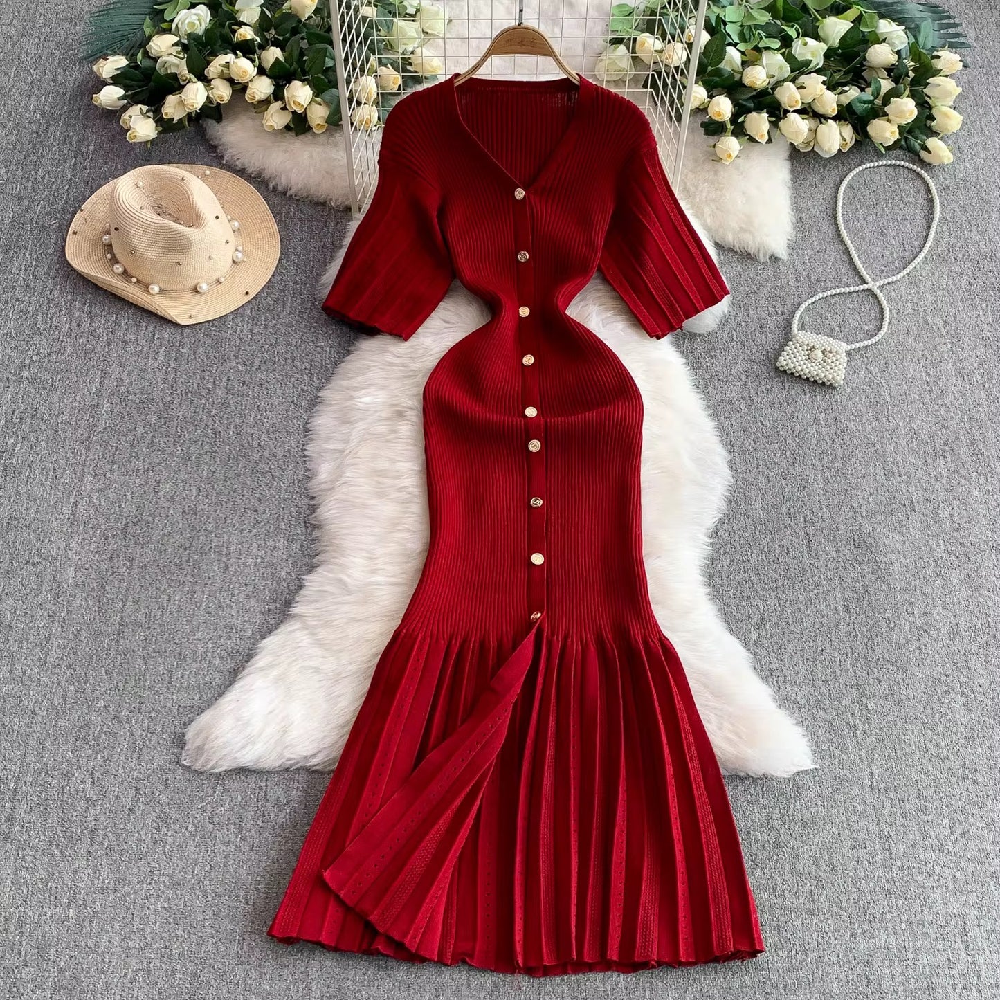 Noir Élise Knit Dress
