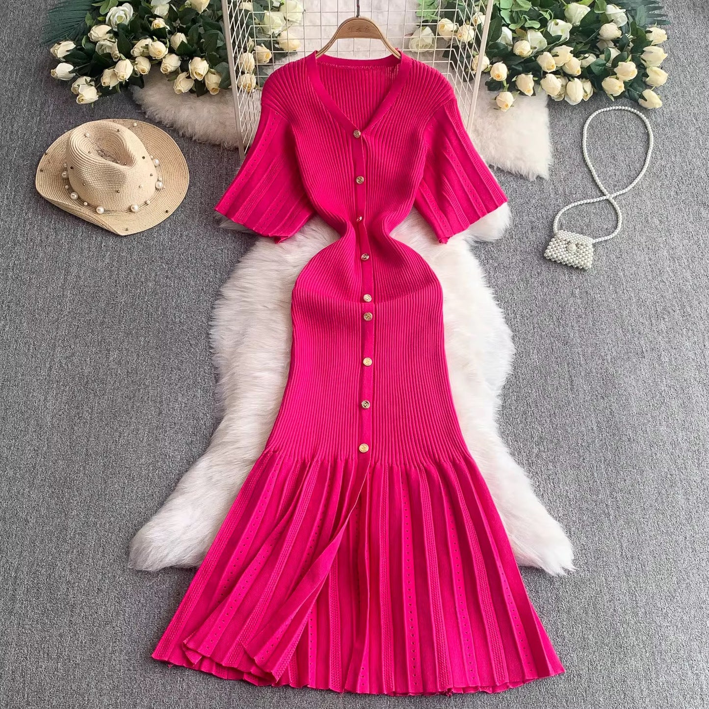 Noir Élise Knit Dress